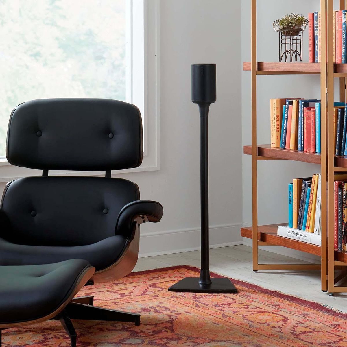 SANUS - Soporte De Altura Fija Para Altavoz Era 100 Negro