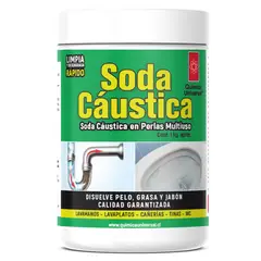 QUIMICA UNIVERSAL - Soda Cáustica Perla 1 kg Tarro