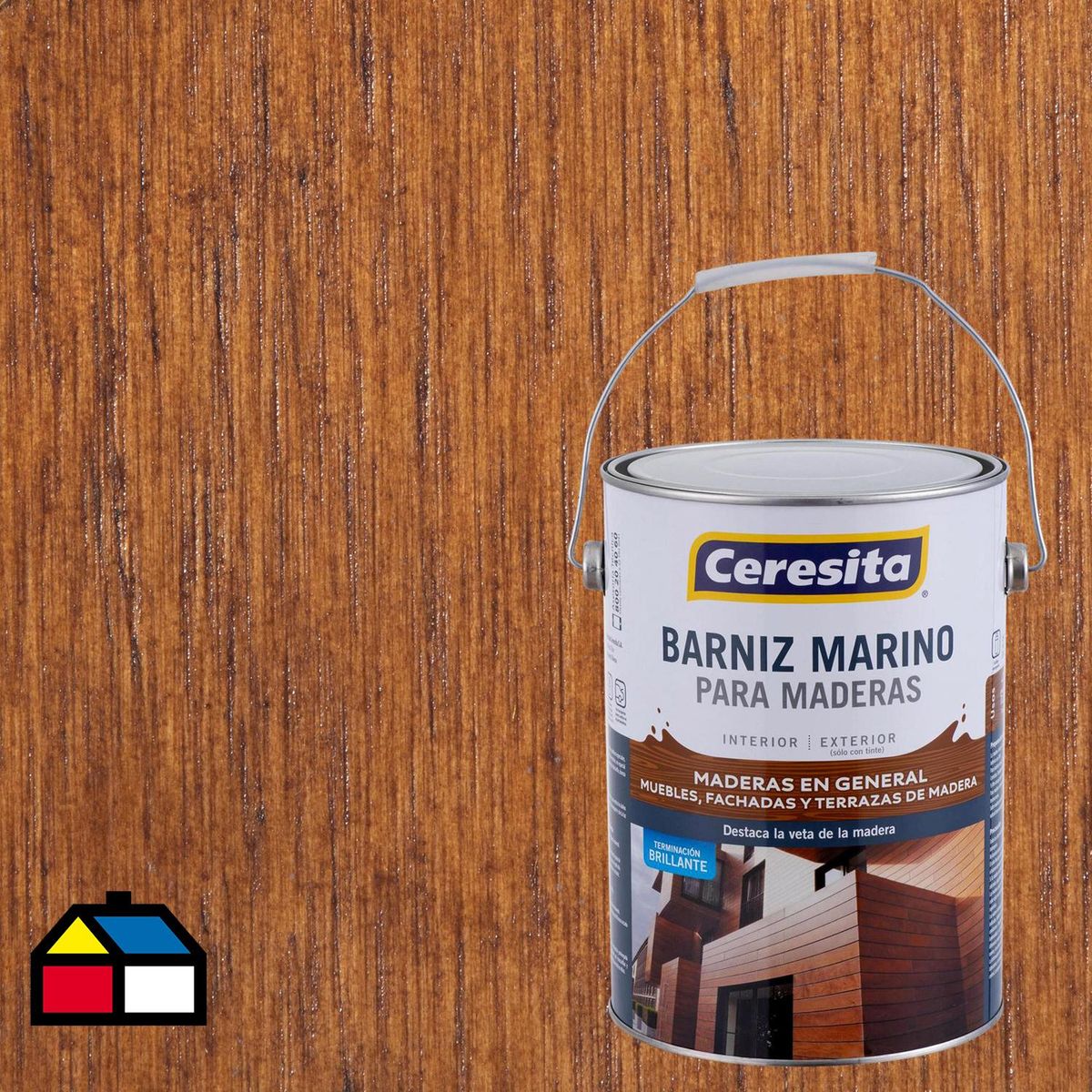 CERESITA - Barniz Marino Brillante 1 galón(es) Nogal