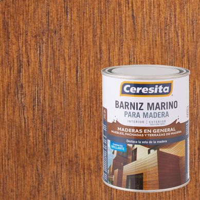 Barniz marino brillante 1/4 gl nogal