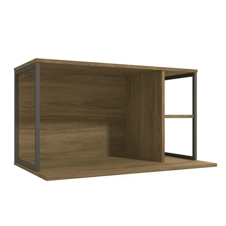 Mueble para microondas Versa castaño