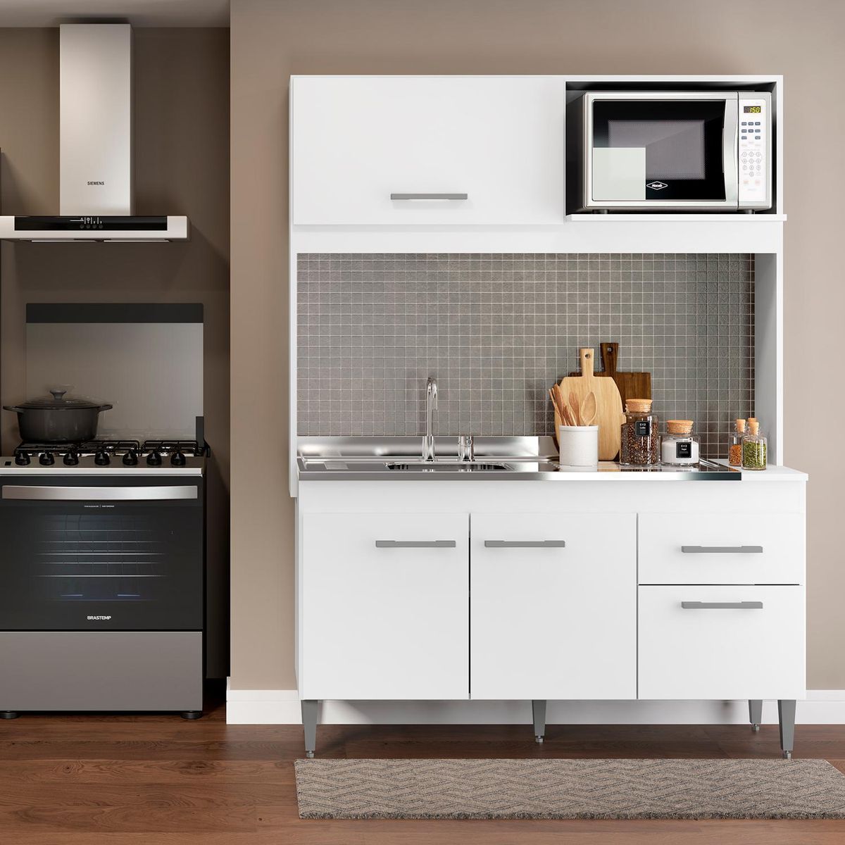 HOGA - Mueble De Cocina Sara Blanco