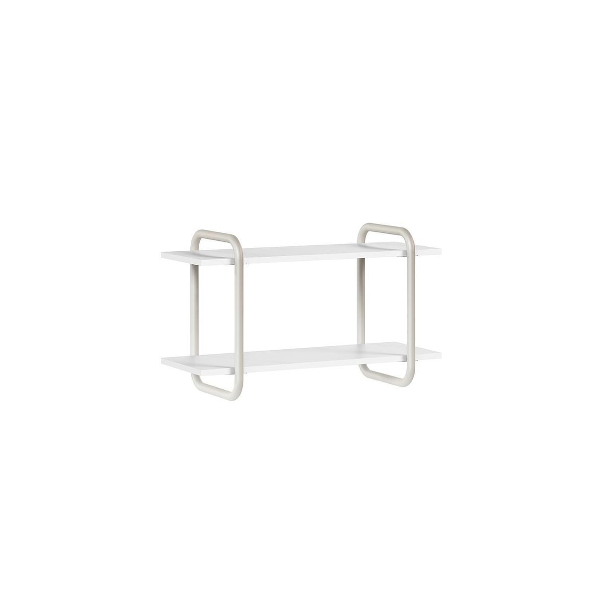 HOGA - Repisa Connect MDP 2 Nivel(es) 70x42x29 cm Blanco