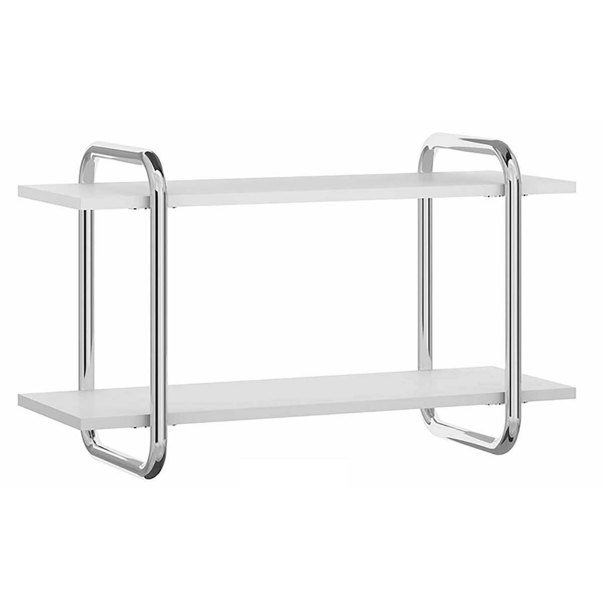 HOGA - Repisa Connect MDP 2 Nivel(es) 70x42x29 cm Blanco