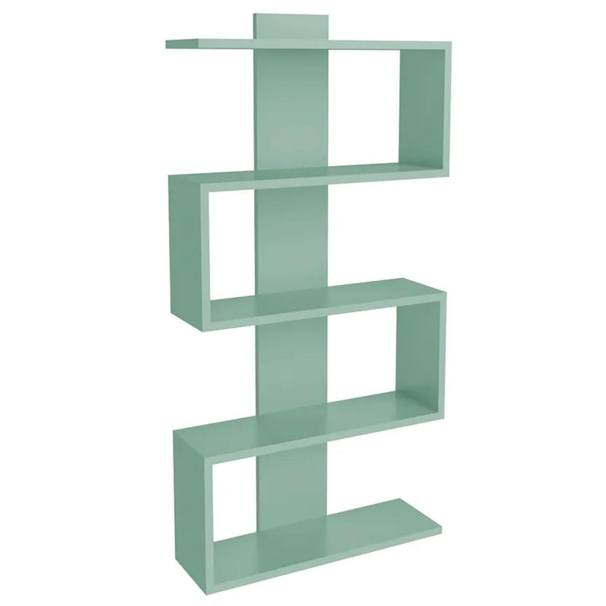 HOGA - Repisa Moscú MDP 4 Nivel(es) 50x106x17 cm Oliva