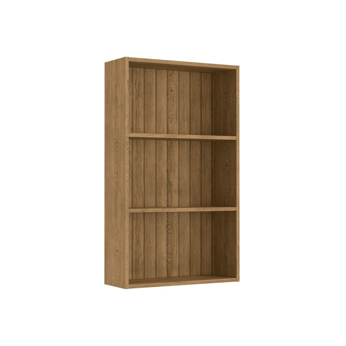 HOGA - Repisa Prisma MDP 2 Nivel(es) 54x91x19 cm Castaño