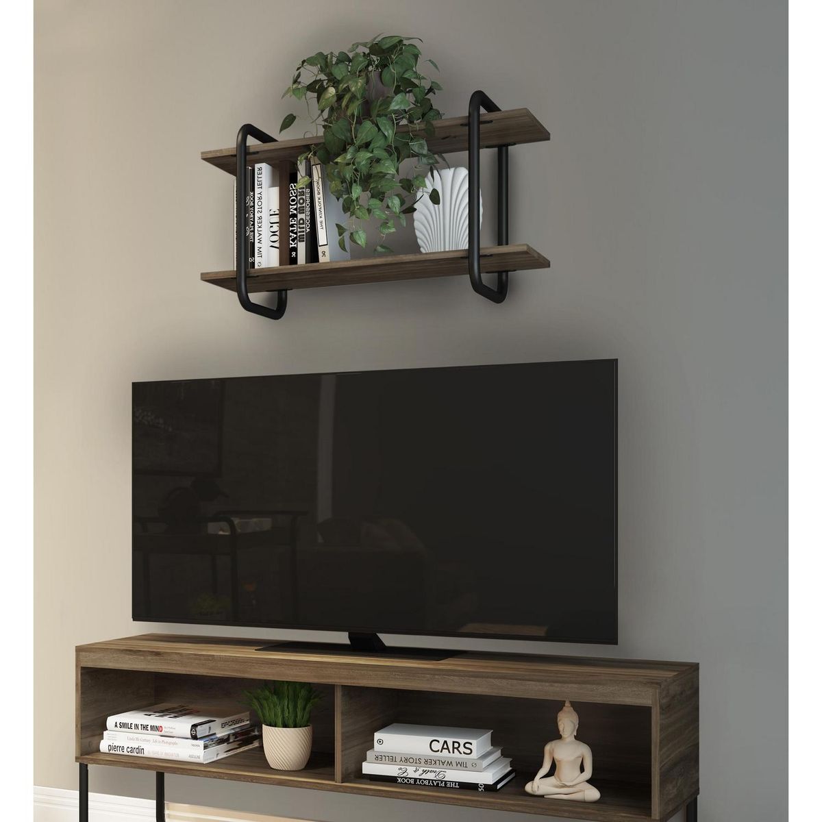 HOGA - Repisa Legno MDP 2 Nivel(es) 70x42x29 cm Legno