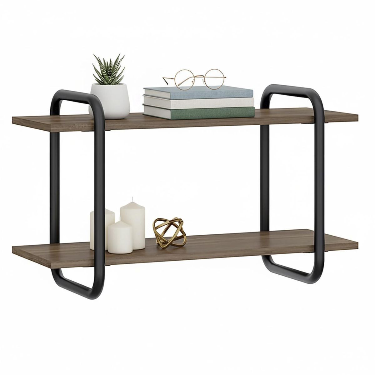 HOGA - Repisa Legno MDP 2 Nivel(es) 70x42x29 cm Legno