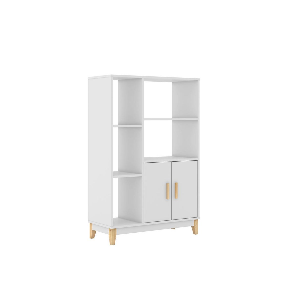 HOGA - Estante Atenea MDP 3 Nivel(es) 81x123x35 cm Blanco