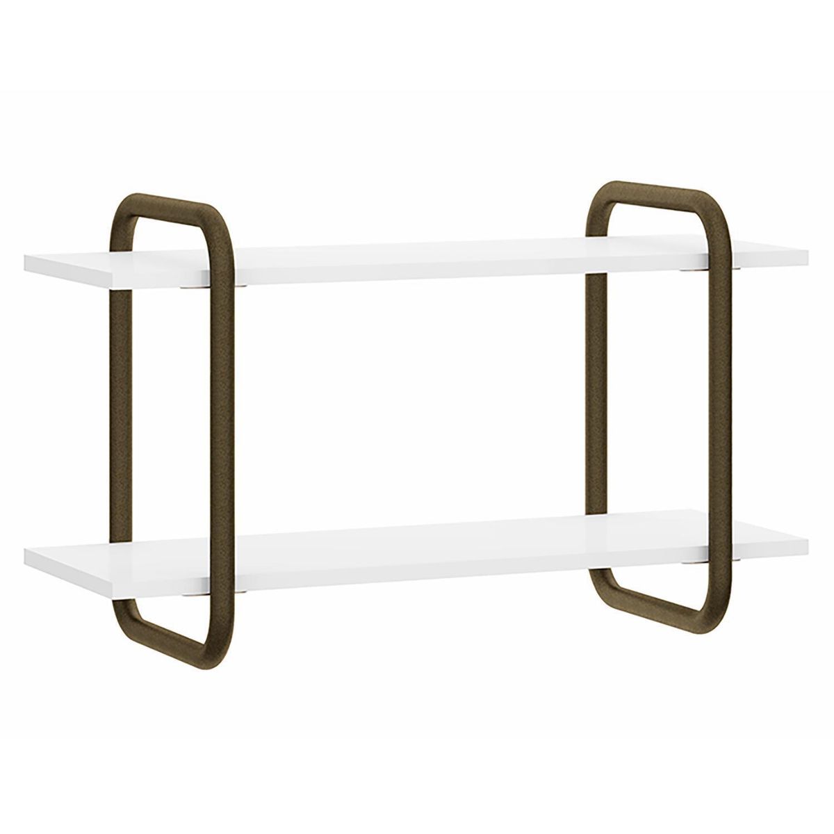 HOGA - Repisa Connect MDP 2 Nivel(es) 70x42x29 cm Blanco