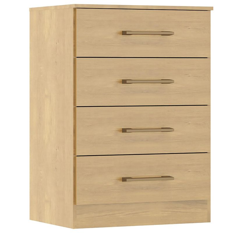HOGA - Cómoda 4 Cajón(es) Micaela 56x93x39 cm Marrón Claro