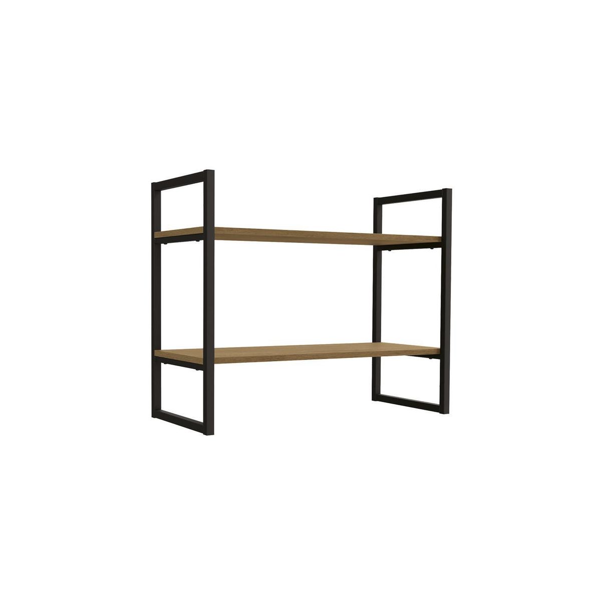 HOGA - Repisa Cairo MDP 2 Nivel(es) 72x60x33 cm Castaño