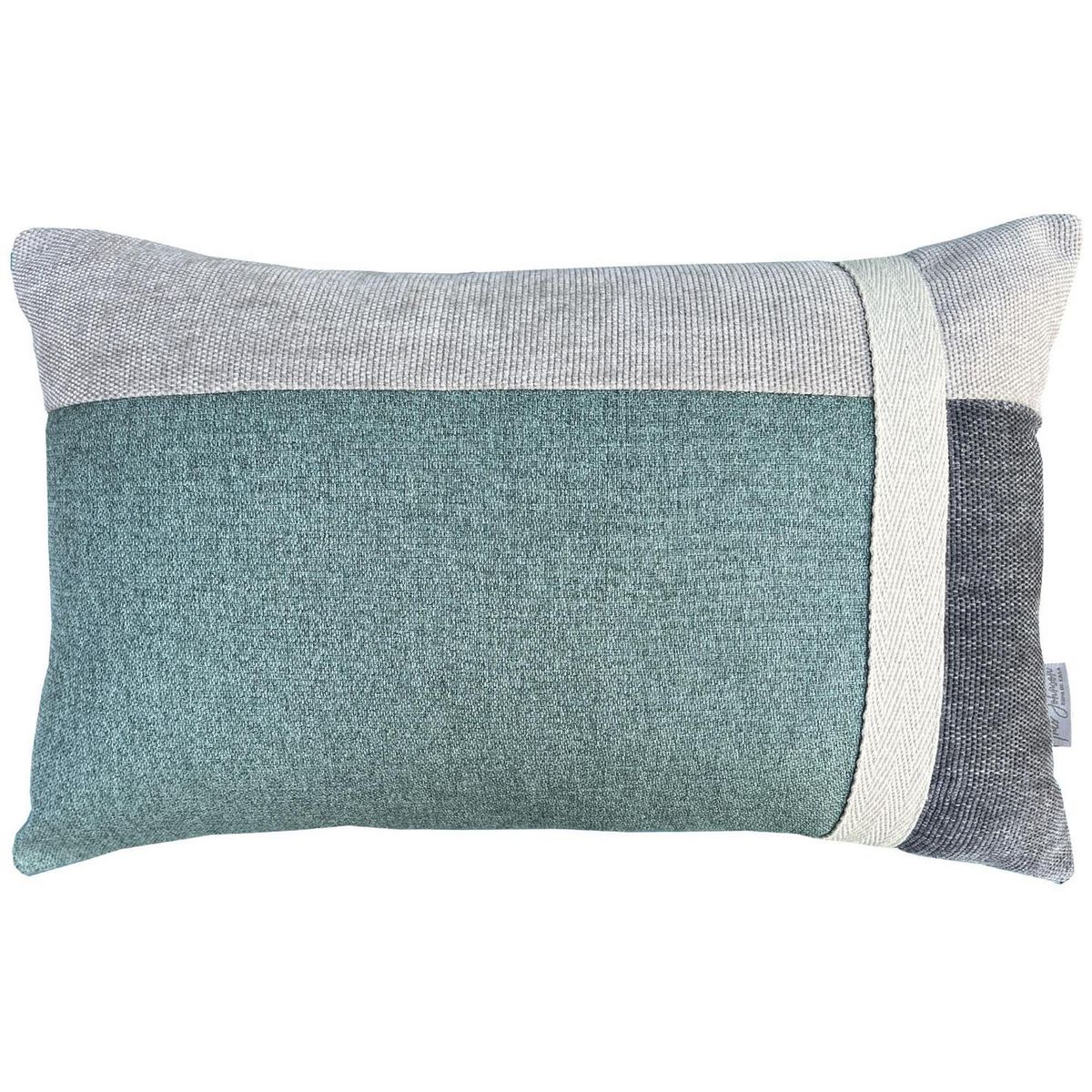 INES JOHNSON - Cojín Trío espiga menta Multicolor 50x33 cm