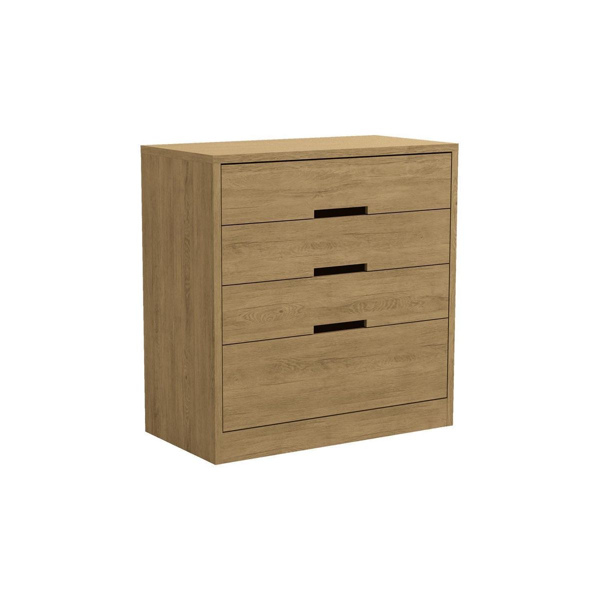 HOGA - Cómoda 4 Cajón(es) Genova 91x94x47 cm Castaño