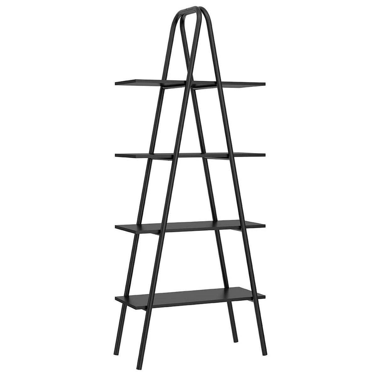 HOGA - Estante Connect MDP 4 Nivel(es) 70x175x35 cm Negro