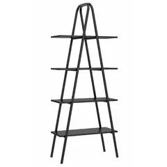 HOGA - Estante Connect MDP 4 Nivel(es) 70x175x35 cm Negro