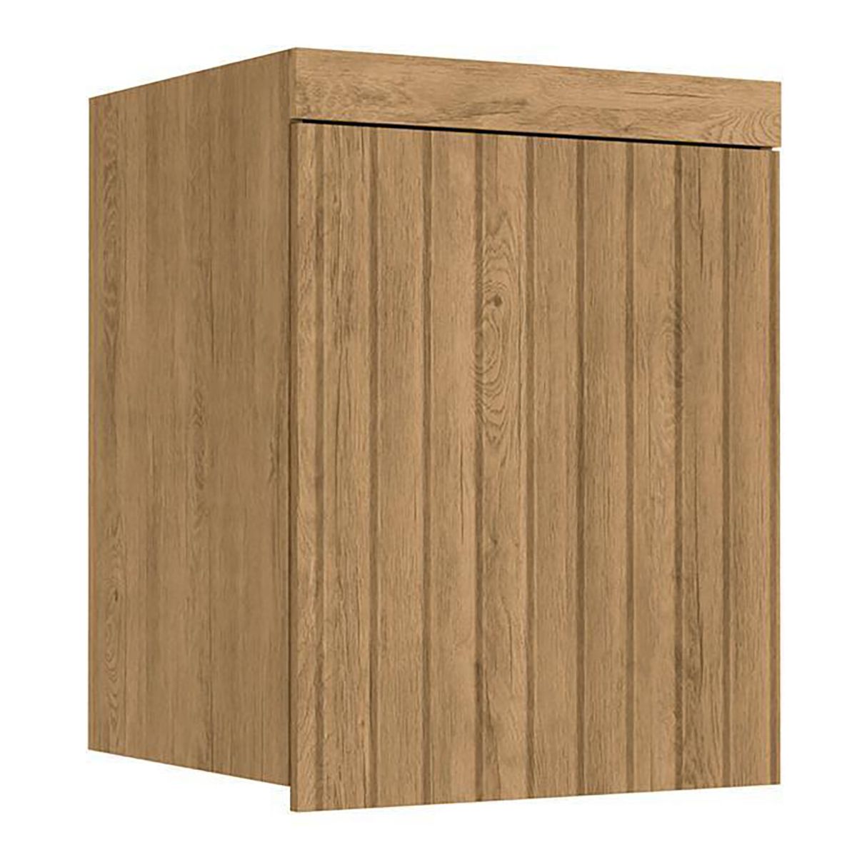 HOGA - Mueble aéreo con puerta prisma castaño