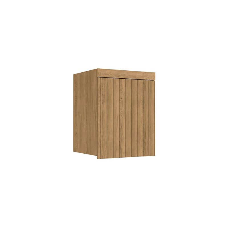 HOGA - Mueble aéreo con puerta prisma castaño