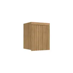 HOGA - Mueble aéreo con puerta prisma castaño