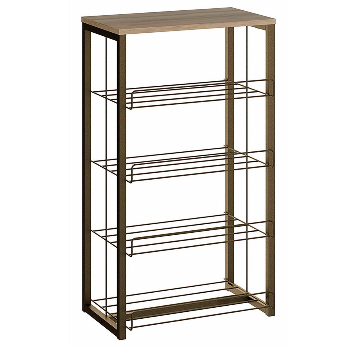 HOGA - Estante Noce MDP 4 Nivel(es) 48x85x32 cm Café