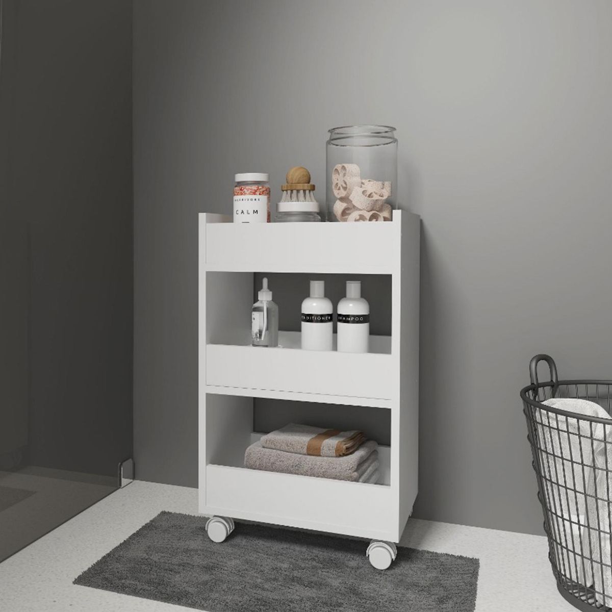 HOGA - Mueble Multiuso Beta Blanco 39xx64 cm