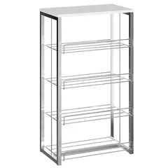 HOGA - Estante MDP 4 Nivel(es) 48x85x32 cm Blanco