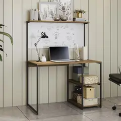 HOGA - Escritorio Kendall Castaño 108x142x62 cm