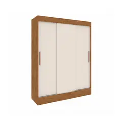 HOGA - Clóset Marsella 3 Puerta(s) 2 Cajón(es) 3 Repisa(s) 155x200x50 cm Canela