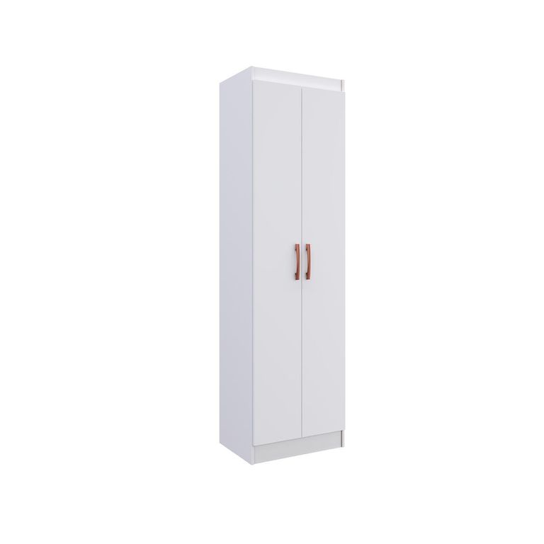 Clóset 2 Puerta(s) 4 Repisa(s) 52x183x36 cm Blanco