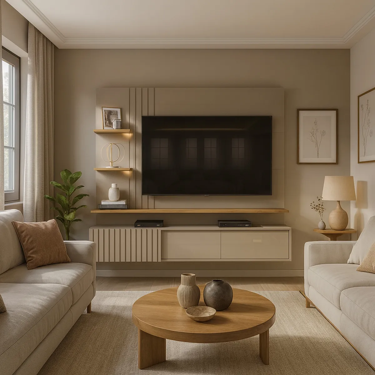 ALTAVISION - Home TV 65 " Atena Natural 200x167.5x35 cm