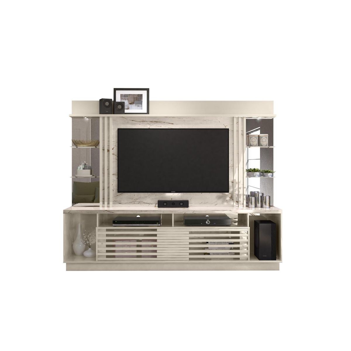 ALTAVISION - Home TV 55 " Gold Blanco 230x186x45.5 cm