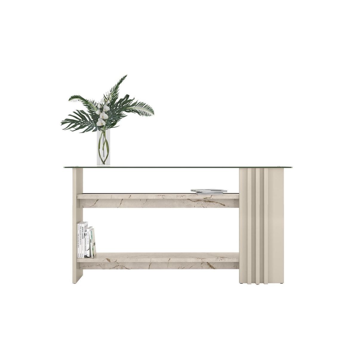 ALTAVISION - Arrimo Frizz Blanco crema 150x34.5x78.5 cm