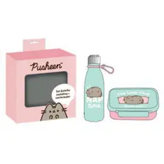 PUSHEEN - Set Contenedor Botella
