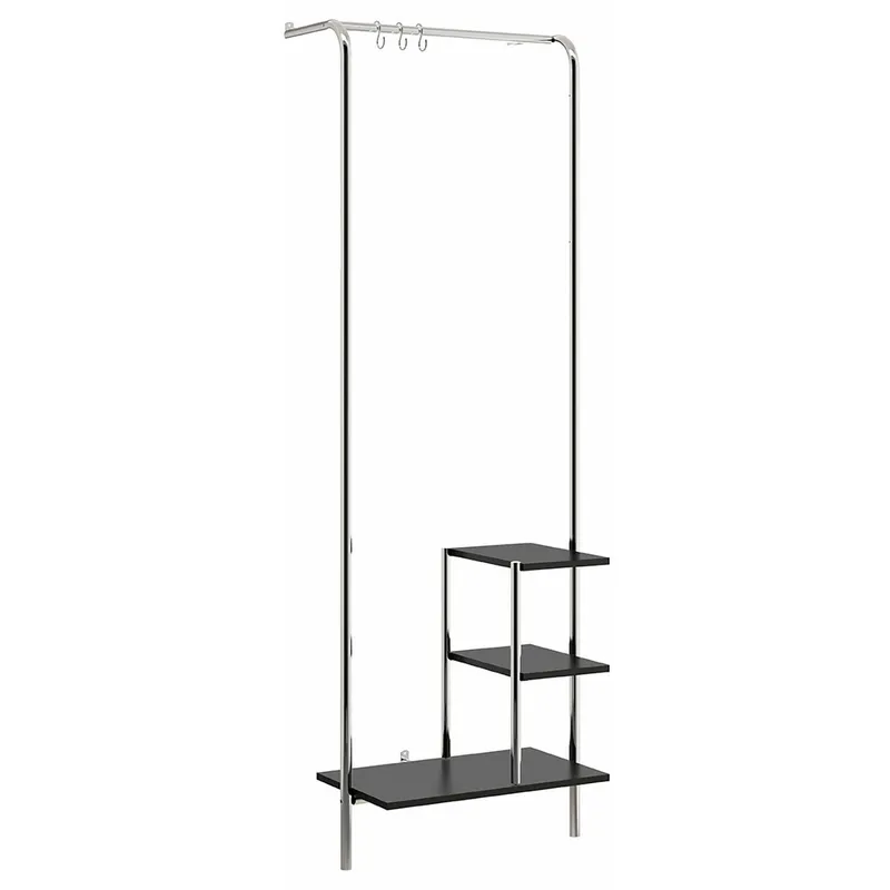 HOGA - Estante Connect MDP 3 Nivel(es) 60x181x44 cm Cromado