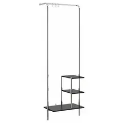 HOGA - Estante Connect MDP 3 Nivel(es) 60x181x44 cm Cromado