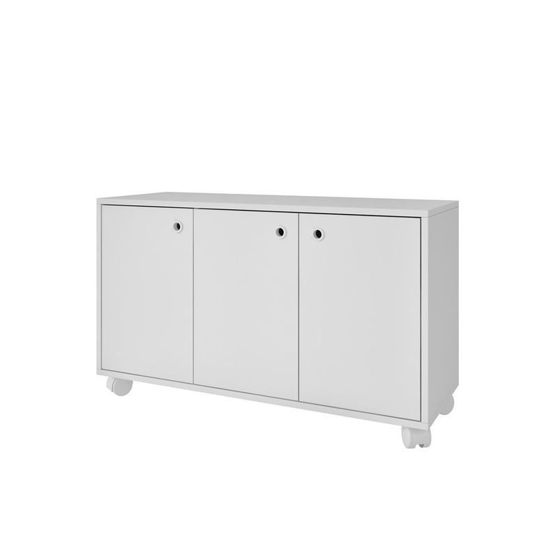 HOGA - Gabinete Multi MDP 1 Nivel(es) 90x50x33 cm Blanco