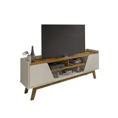 HOGA - Rack TV 65 " Turim Blanco 160x60x36 cm