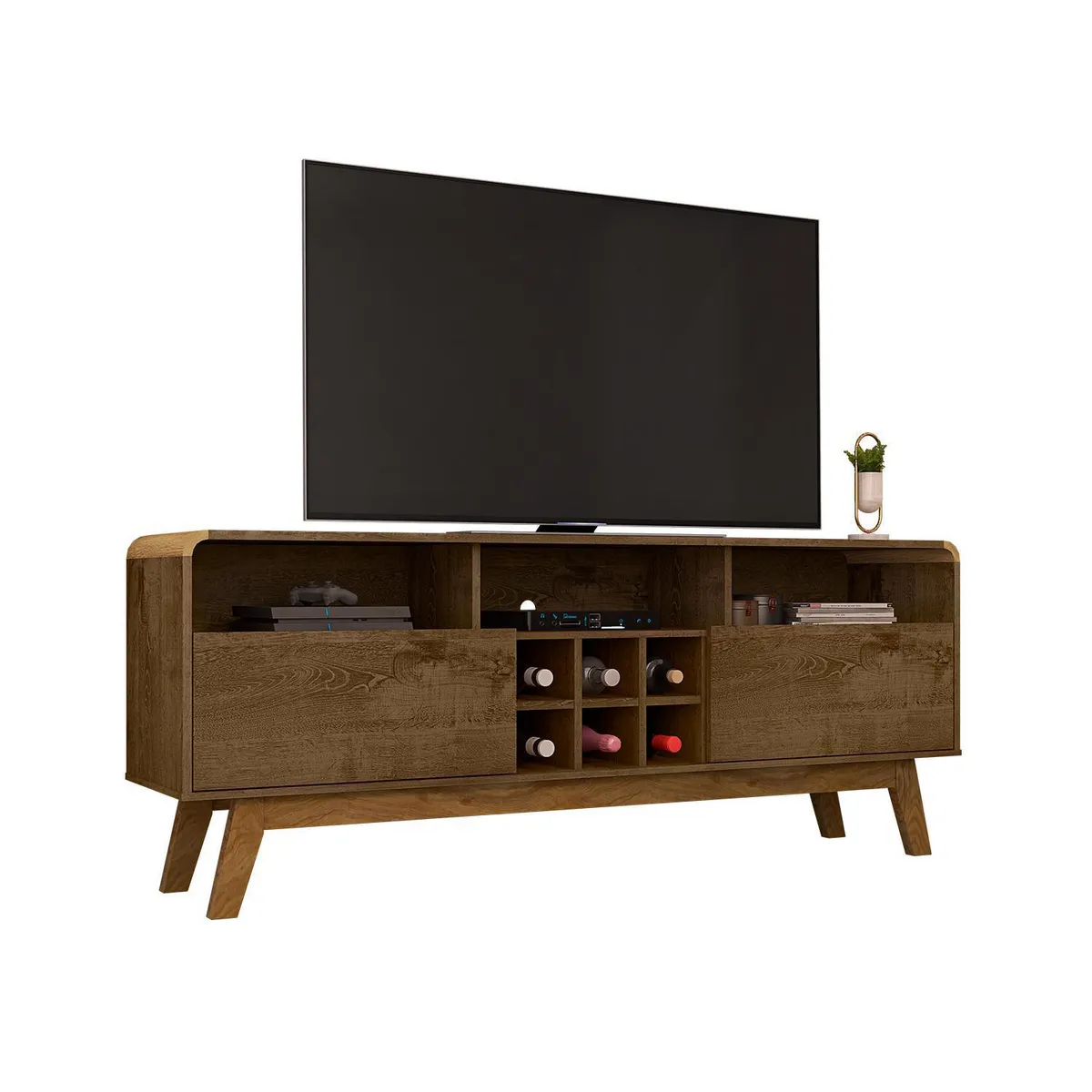 HOGA - Rack TV 65 " Larimar Rústico 108x64x36 cm