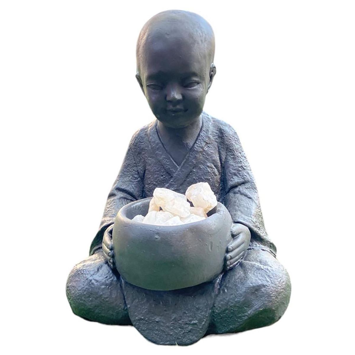 SAT NAM INSPIRES - Buda Cuenco Monje S black 27 cm