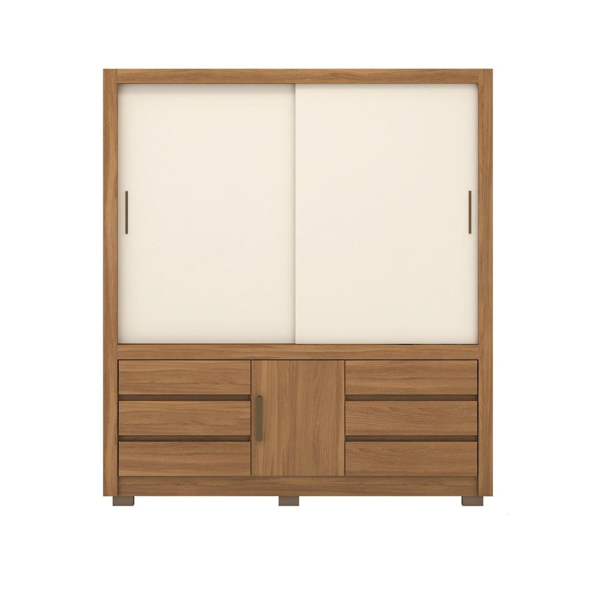 ALTAVISION - Clóset con Zapatera Arbo 2 Puerta(s) 6 Cajón(es) 4 Repisa(s) 189x212x47 cm Blanco