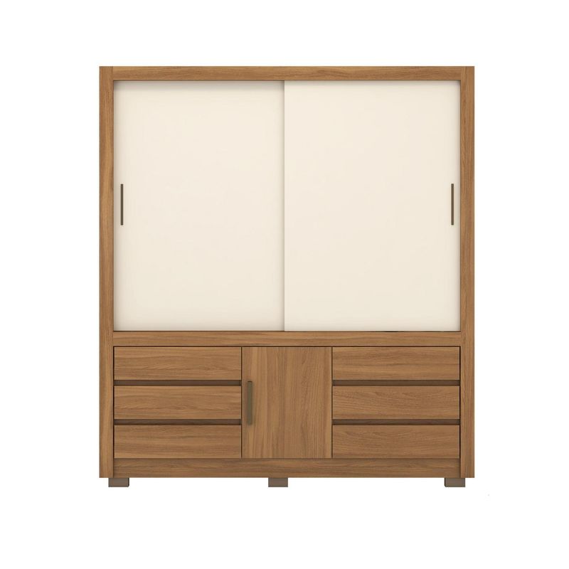 ALTAVISION - Clóset con Zapatera Arbo 2 Puerta(s) 6 Cajón(es) 4 Repisa(s) 189x212x47 cm Blanco