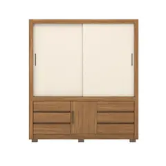 ALTAVISION - Clóset con Zapatera Arbo 2 Puerta(s) 4 Repisa(s) 189x212x47 cm Blanco
