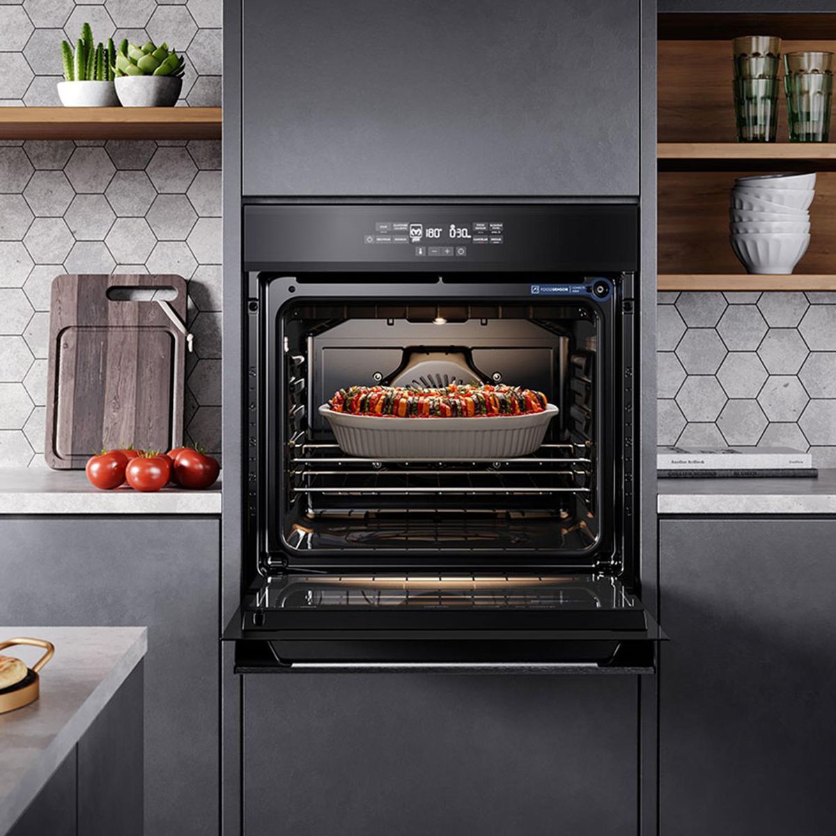 ELECTROLUX - Horno Eléctrica Empotrado 80 Litros OE8EF