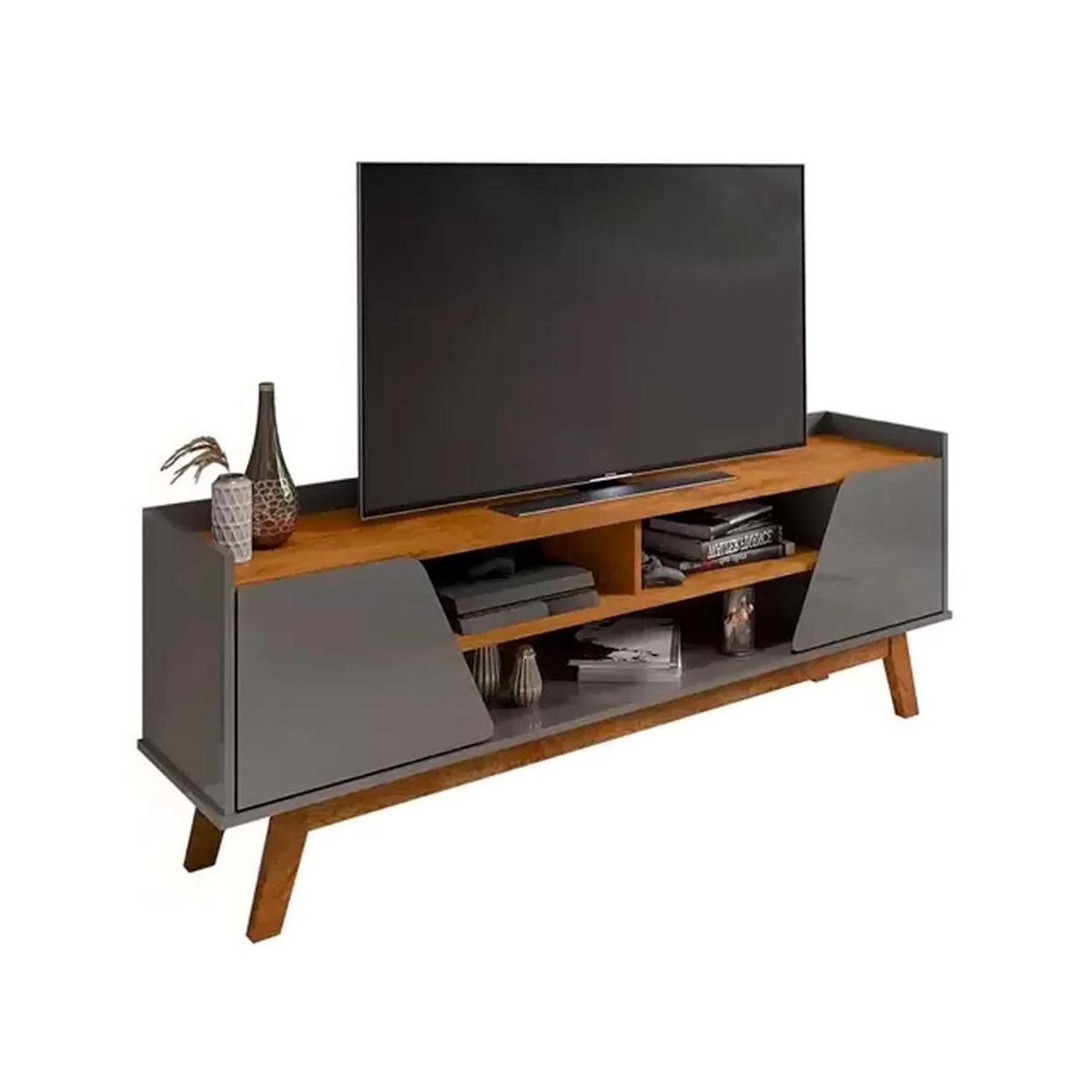 HOGA - Rack TV 65 " Turim Titanium 160x60x36 cm