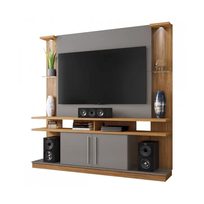 HOGA - Rack TV 60 " York Canela 180x183x39 cm
