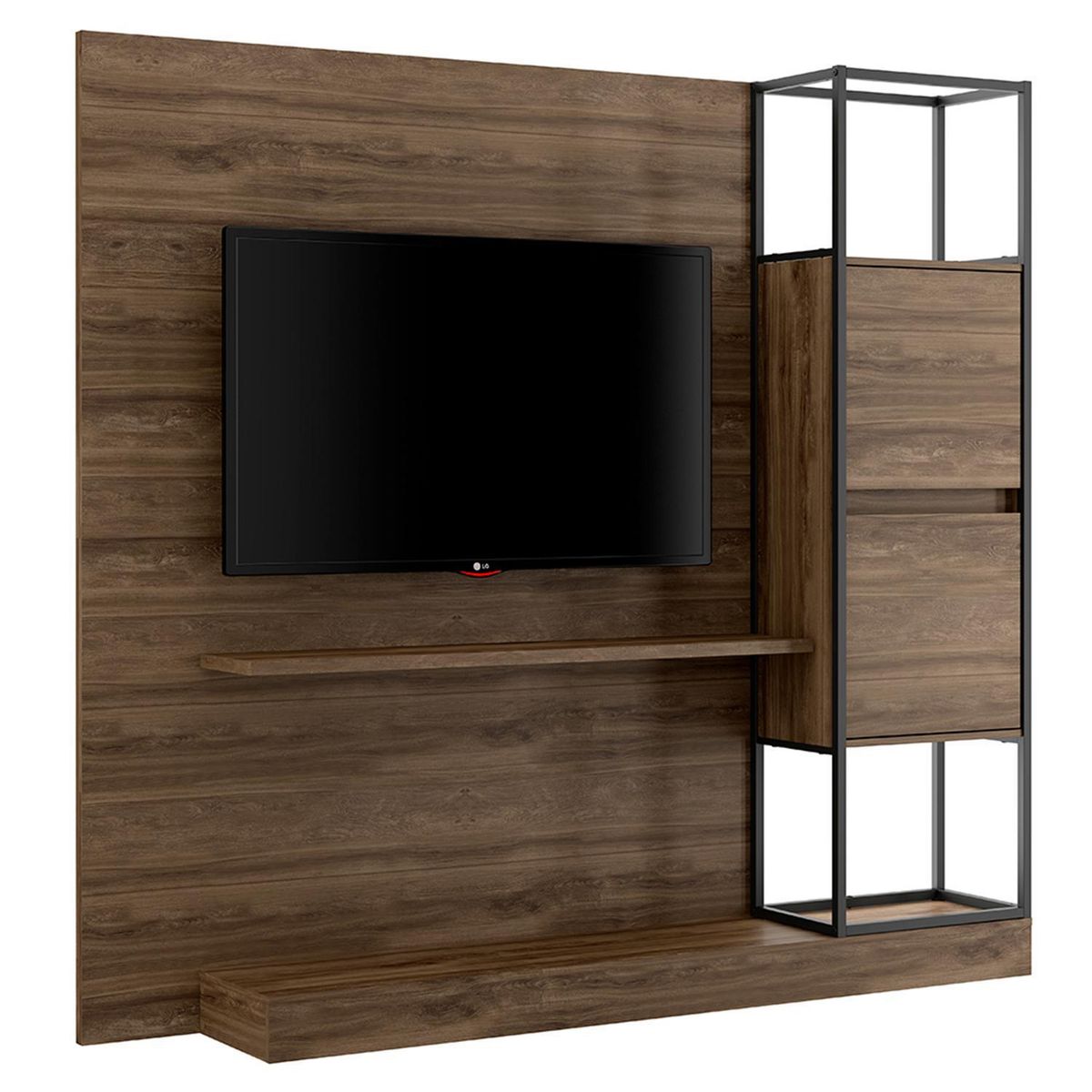 HOGA - Rack TV 60 " Home Design Legno 191x180x33 cm