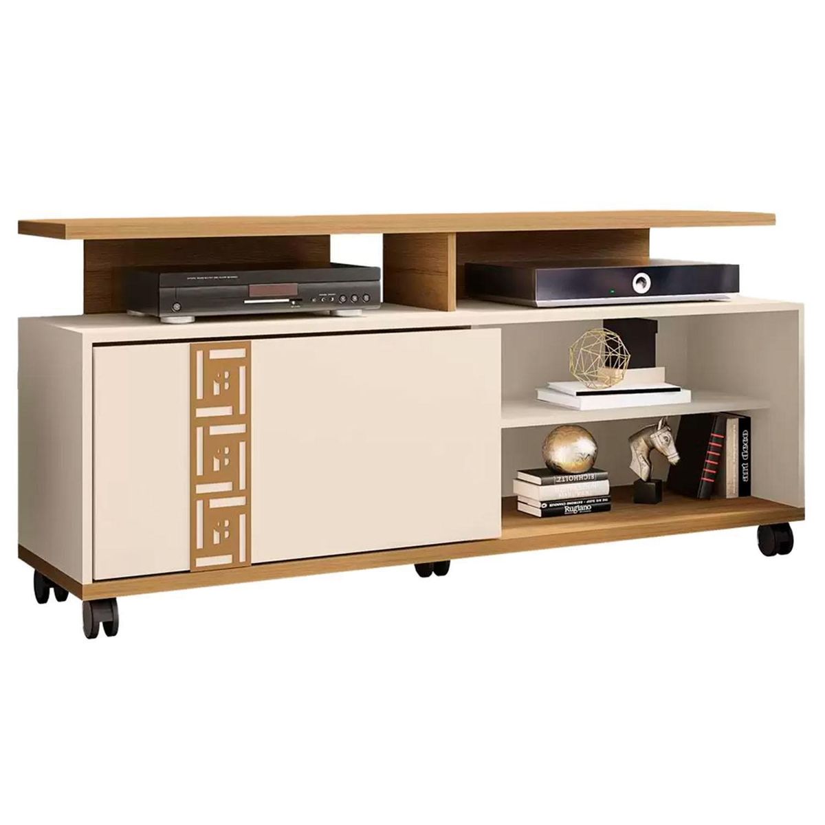 HOGA - Rack TV 52 " Topazio Canela 160x65x39 cm