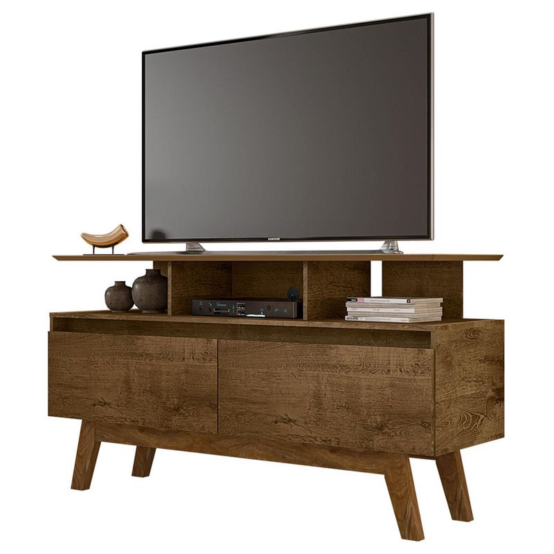 HOGA - Rack TV 50 " Rubi Rústico 120x65x38 cm
