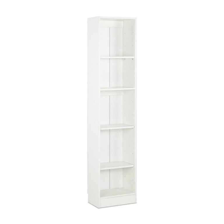 CIC Librero Moscú Melamina 4 Nivel(es) 40x180x25 cm Blanco