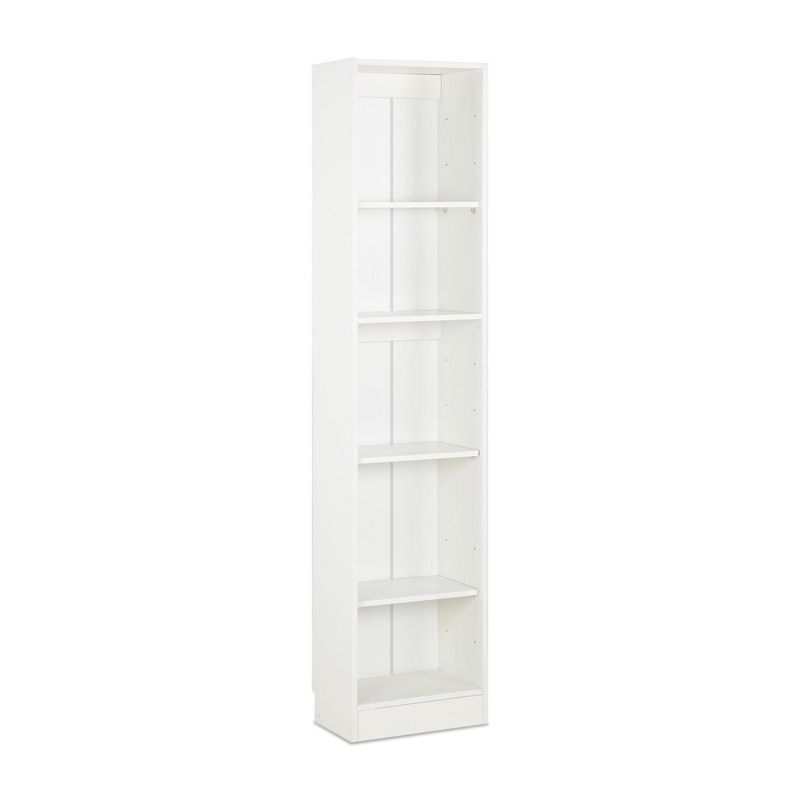 CIC - Librero Moscú Melamina 4 Nivel(es) 40x180x25 cm Blanco